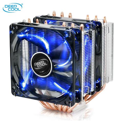 Aliexpress Buy Deepcool Copper Heatpipes Tdp W Cpu Cooler For