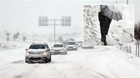 Meteoroloji gün verdi Lapa lapa kar geliyor sıcaklıklar 5 derece