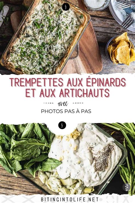 Trempette facile aux épinards et aux artichauts sans produits laitiers