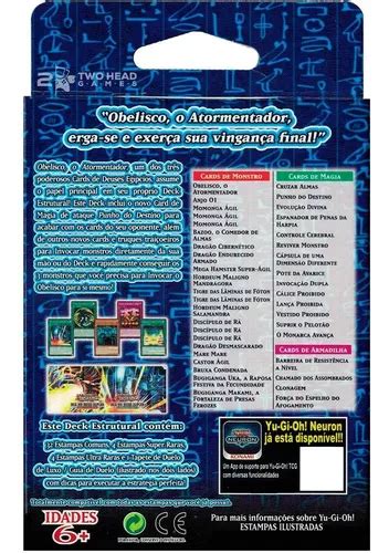 Yugioh Deck Deuses Eg Pcio Obelisco O Atormentador Portugu S R Em