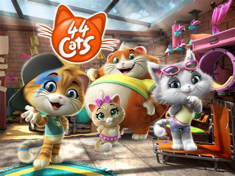 cats   tv show  kids run jump scrap