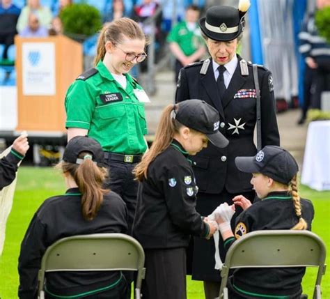 Princess Royal Attends Special Event In Ballymena To Mark 100 Years Of