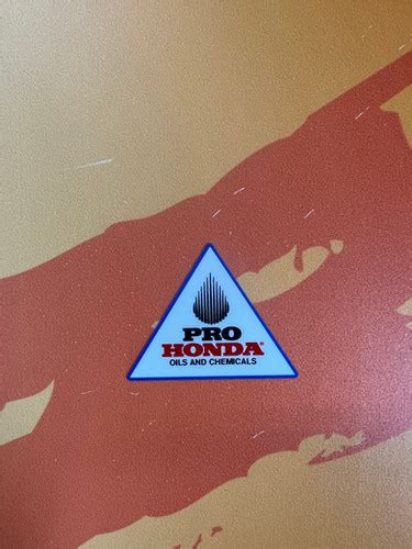 Pro Honda Chemicals Small Blue Line Graphics