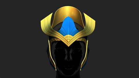 AJAK Crown - Salma Hayek Helmet - Eternals Movie 2021 3D Print Model by ...