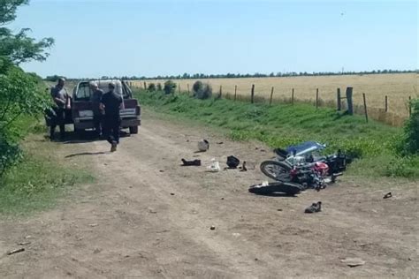 Falleció un motociclista en trágico choque en Lehmann Diario La