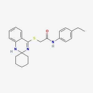 N Ethylphenyl Spiro H Quinazoline Cyclohexane