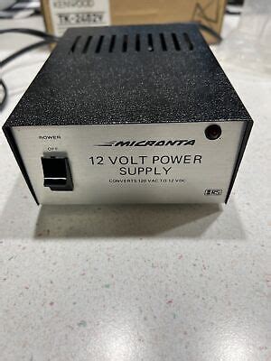 Vintage Micronta Regulated Volt Power Supply D Ebay