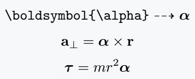 How to denote Alpha(α) and Beta(β) symbol in LaTeX?