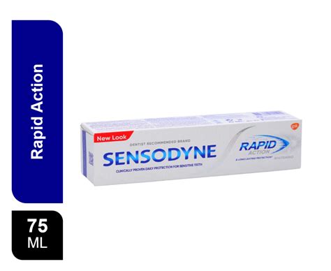 Buy Sensodyne Rapid Action Whitening Toothpaste 75ml Online In Oman