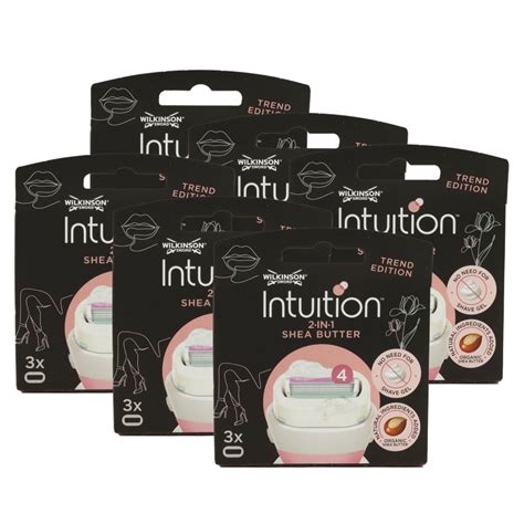 Wilkinson Intuition Ultra Moisture Sheabutter 6 X 3 Rasierklingen Bei