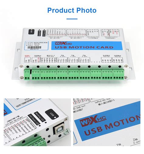 Xhc Mach4 Usb Breakout Board 3 4 6 Axis Usb Motion Control Card 2000k