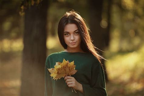 Dmitry Arhar Women Brunette Long Hair Straight Hair Wind Looking