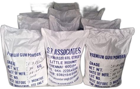 Industry Grade Gum Powder In Chennai Packaging Type HDPE Bag