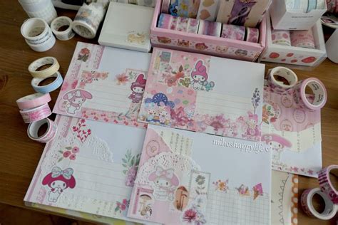 Penpal With Me Diy Handmade Envelopes Inspiration Sanrio My Melody