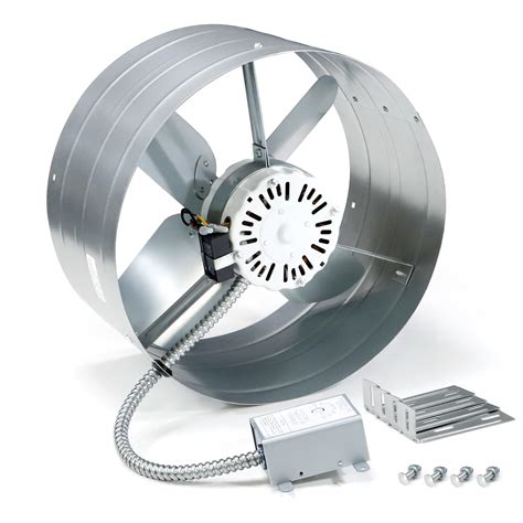 Snapklik.com : Hipoilk Gable Mount Power Attic Fan