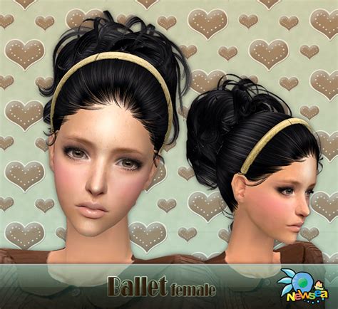 The Sims Resource Newsea Sims Hair J F Ballet