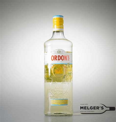 Gordons Sicilian Lemon 70cl Melgers Wijn En Dranken