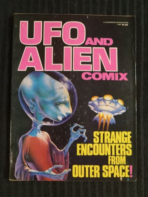 UFO And Alien Comix Warren Magazine 1977 Comic Books Bronze Age