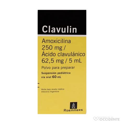 Clavulin Susp Mg Ml Farmacias De Occidente