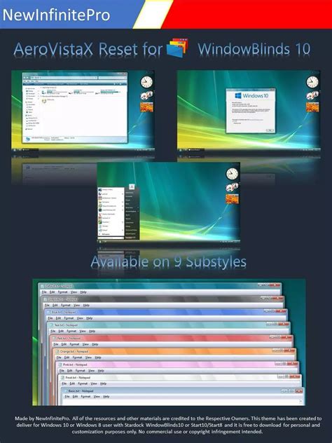 Theme Windows Vista Style for WindowBlinds download on VSThemes.org