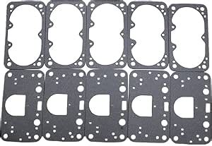 Amazon EGGPOD Carburetors 5 Float Bowl Gaskets And 5 Metering