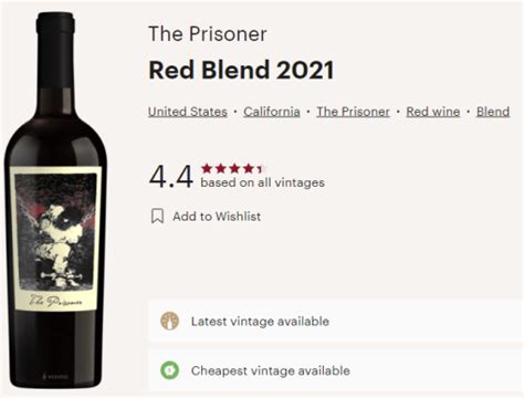 » The Prisoner Wine Company 2021 Red Blend