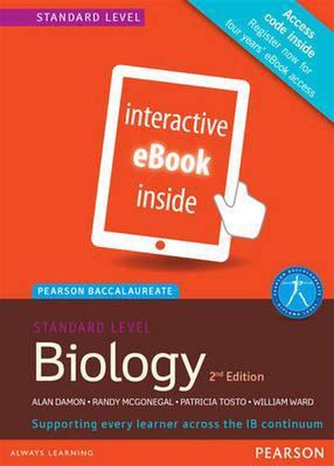 Pearson Baccalaureate Biology Standard Level Ebook Only Edition Etext For The Ib