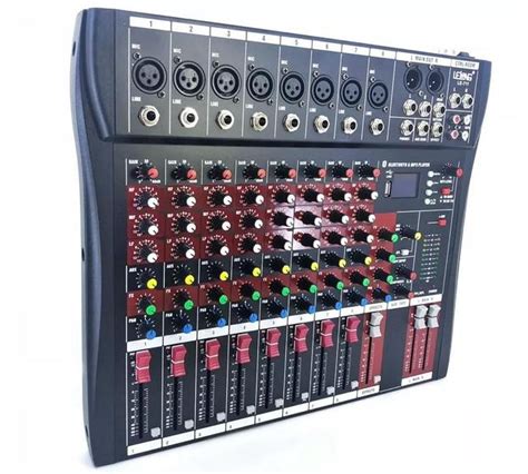 Mesa De Som Bluetooth Usb Mixer Mp Digital Canais Le Lelong