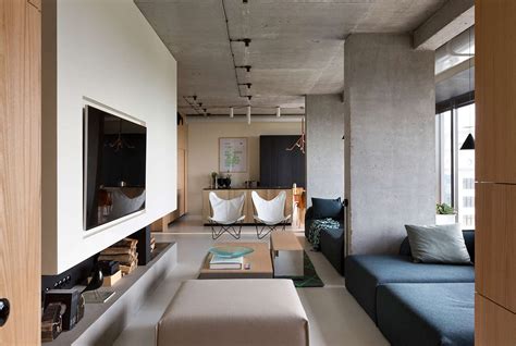 Exposed Concrete Walls Interior Design Ideas