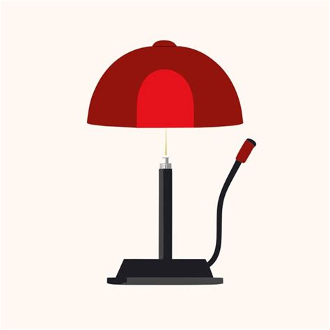 Premium Vector Desk Lamp Vector Illustration