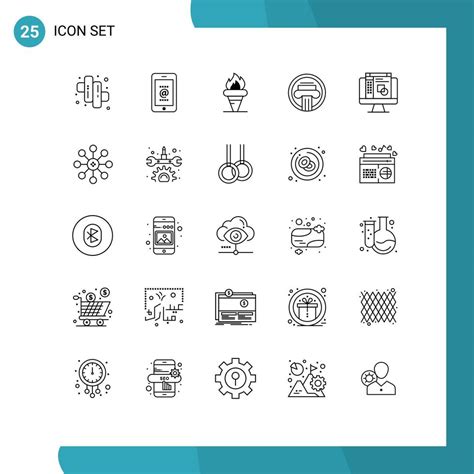 Conjunto De Iconos Modernos De Ui S Mbolos Signos Para Dise O