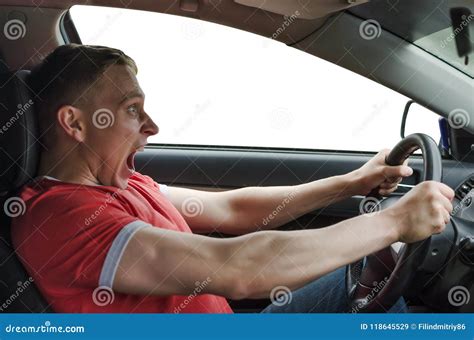 Driver is driving a car. stock image. Image of control - 118645529