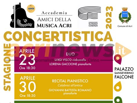 Domenica Riparte La Stagione Concertistica Dell Associazione Gli Amici