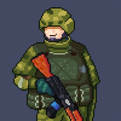 Warrior Portrait design : r/PixelArt