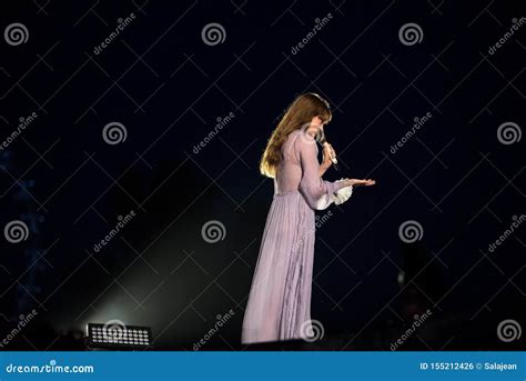 Florence and the Machine Live Concert Editorial Photo - Image of ...