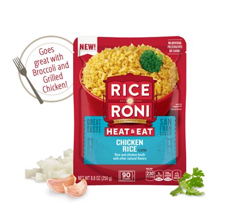 Heat & Eat Chicken Rice Heat & Eat | RiceARoni.com