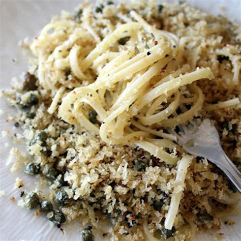 Spaghetti à la chapelure à lail et aux câpres Extra Benhamadi