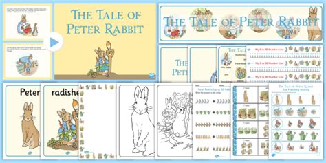 The Tale Of Peter Rabbit Resource Pack The Tale Of Peter Rabbit Word Mat