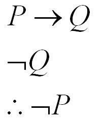 Modus tollens | Modus tollens, Math, Logic