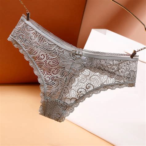 Aloohaidyvio Womens Underwear Invisible Seamless Bikini Lace Underwear Half Back Coverage