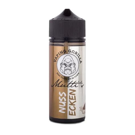 Vaping Gorilla Mutti S Nussecken Longfill Aroma Mit Steuerzeichen