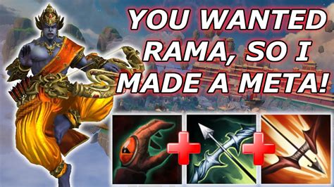 You Asked For Rama So I Made A New Meta Season 9 Masters Ranked 1v1 Duel Smite Youtube