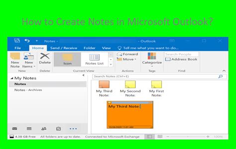 How To Create Notes In Microsoft Outlook Webnots