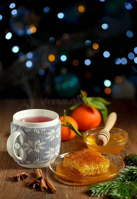 Cup Of Hot Tea With Honey Stock Image Image Of Water 82760435