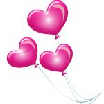 heart shaped balloons  stock photo public domain pictures