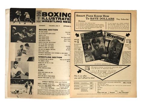 1964 Boxing Illustrated Wrestling News Magazine Max Baer Fight Archie