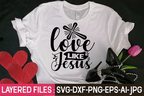 Love Like Jesus Svg Cut File Graphic By Gatewaydesign · Creative Fabrica