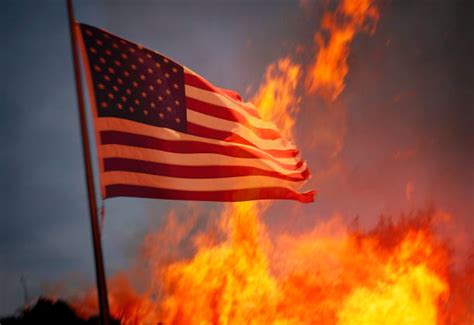 Flag Burning Stock Photos Pictures And Royalty Free Images Istock