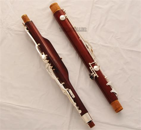 Prof Maple Wooden Bassoon Silver Plated Key 2 Bocals Brand New With Case Ebay