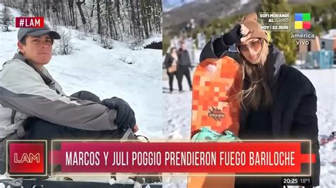 Marcos Ginocchio habló abiertamente de su relación con Julieta Poggio